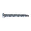 Midwest Fastener Self-Drilling Screw, #10 x 2 in, Zinc Plated Steel Pan Head Square Drive, 100 PK 08816